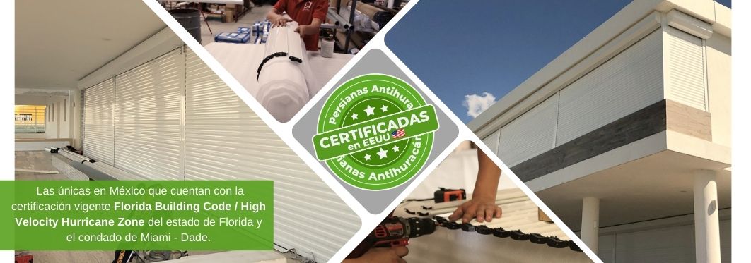 Certificación florida persianas antihuracán